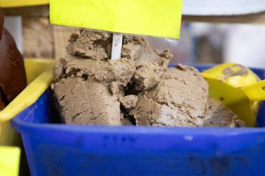Meksiko 'daki San Juan Market' te taze köstebek çeşitleri satıyor..