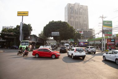 Mexico City, Meksika; 1 Kasım 2024: Coyoacn 'daki Colonia Del Carmen' de Ölüler Günü için sokaklar ve atmosfer.