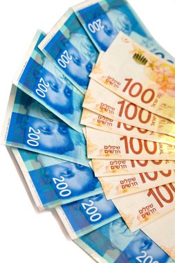 Yeni İsrail Şekeli banknotlar ile yeni 200 100