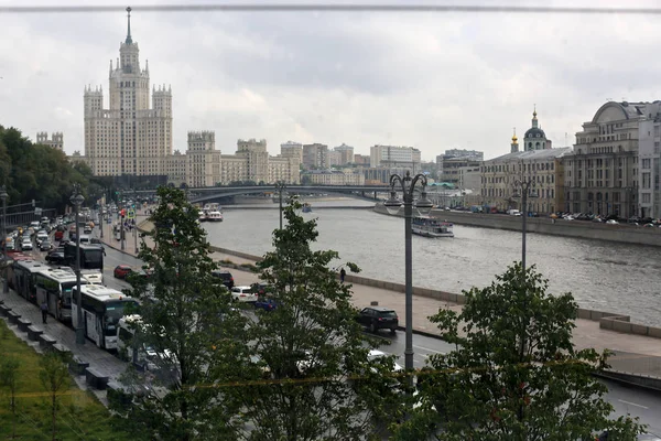 Moskwa Rosja lipca widok ulic Moskwy i rzek — Zdjęcie stockowe