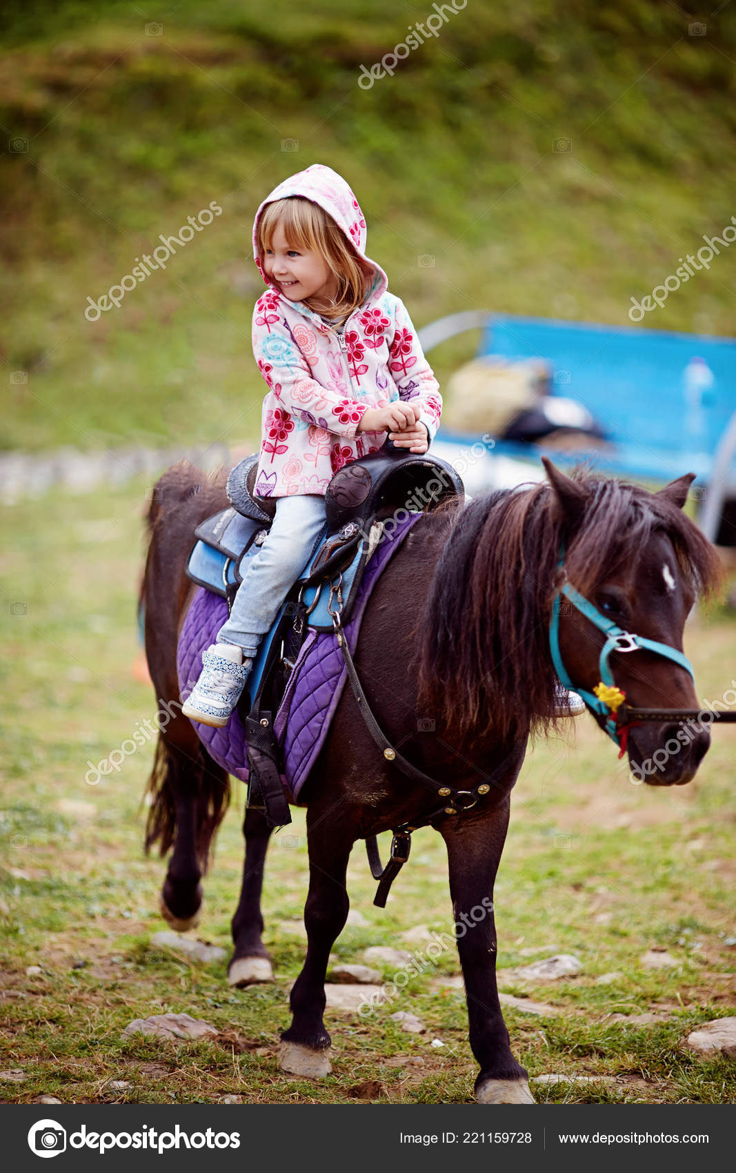 riding little pony