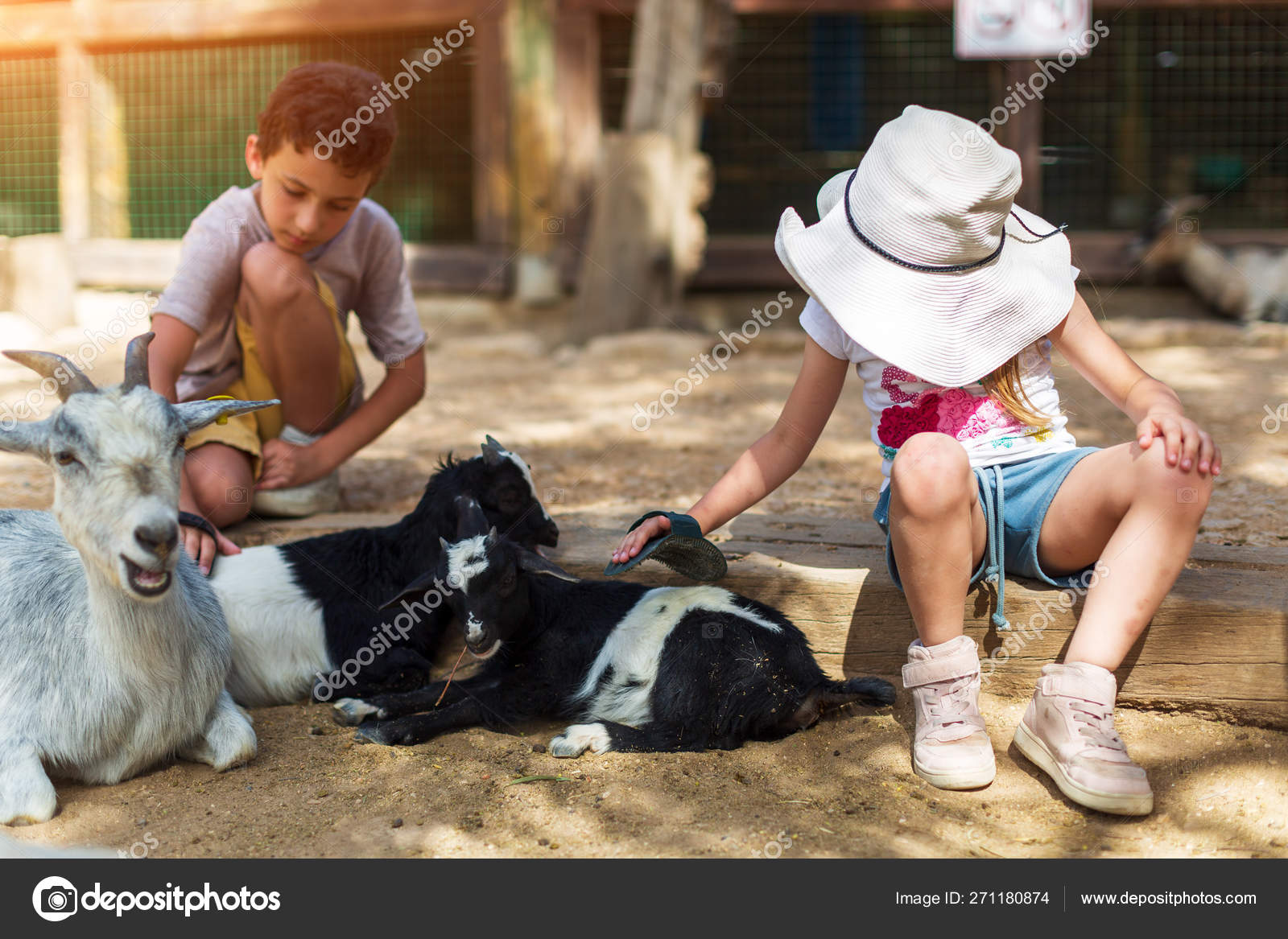 girl feeding boy