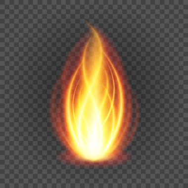 Alev arka ateş etmek siyah arka plan vektör çizim ışık.