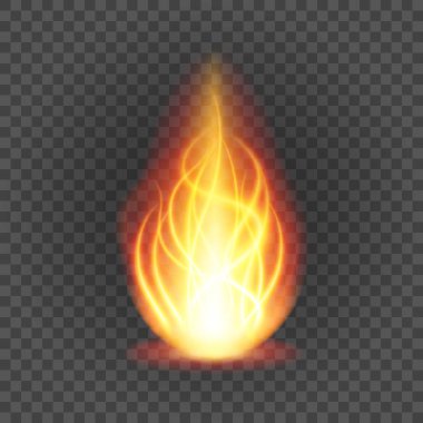 Alev arka ateş etmek siyah arka plan vektör çizim ışık.