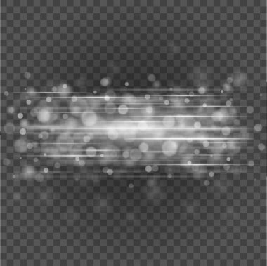 Saydam arka plan vektör çizim üzerinde bokeh açık gri parıldıyor.