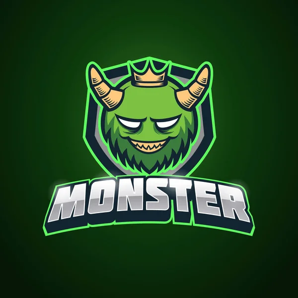 Gren Canavarı Esport Logo Şablonu