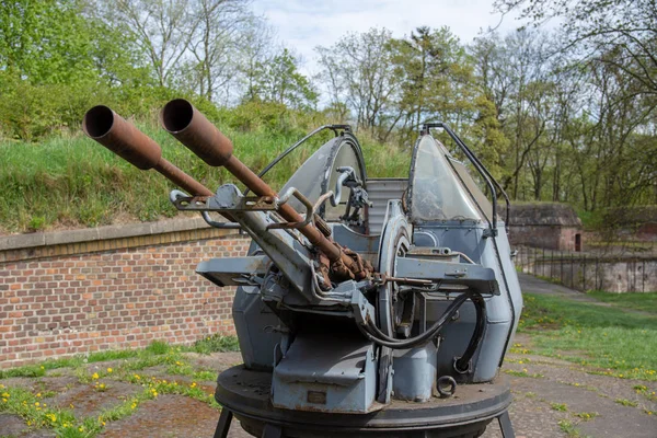 Gepantserde Kanon Uit Tijd Van Tweede Wereldoorlog — Stockfoto