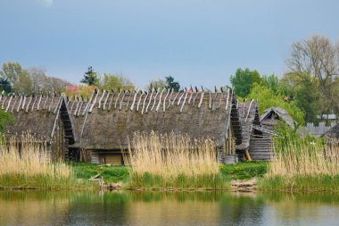 küçük Viking köy Wolin Polonya bulunuyor.