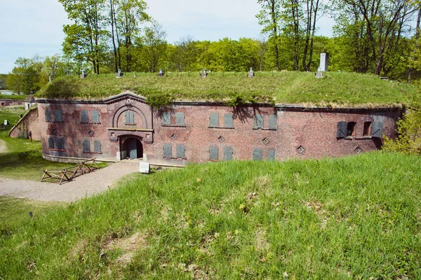 Военный Форт Польше Swinoujscie — стоковое фото
