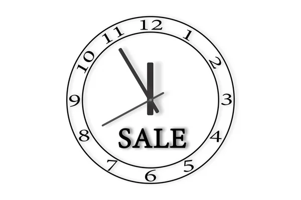 Watch Inscription Sale Time Clock — Stock Photo, Image