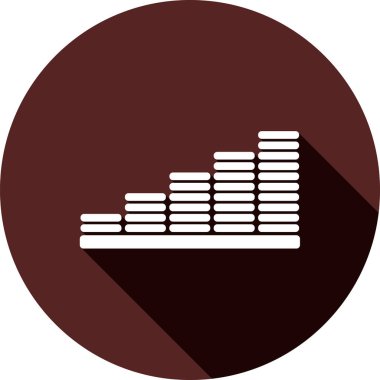 Koyu kırmızı renk çemberi bir gölge simgeyle grafik, vektör