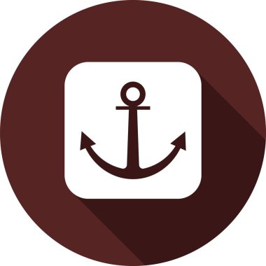 Tutturucu simgesini beyaz meydanında. Uzun gölge beyaz düz görüntü.  