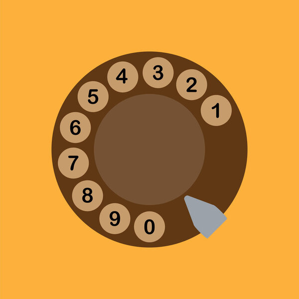 Icon, dialer dialer from pulse retro phone