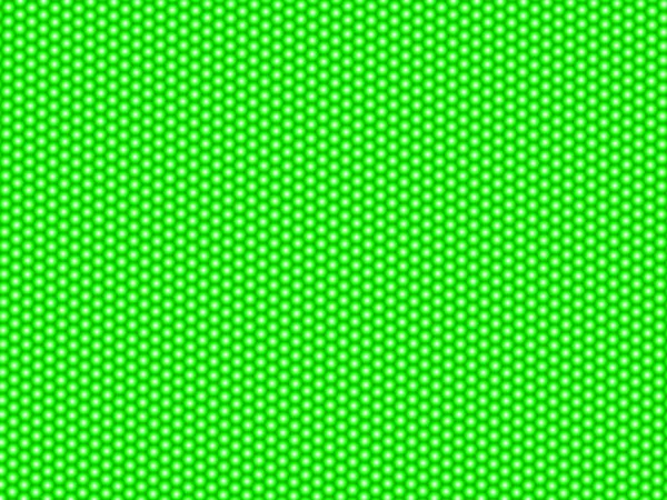 Modèle Abstrait Points Cercles Hexagones Blanc Vert — Image vectorielle