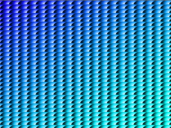 Symmetrical Abstract Pattern Blue Light Blue Gradient — Stock Vector