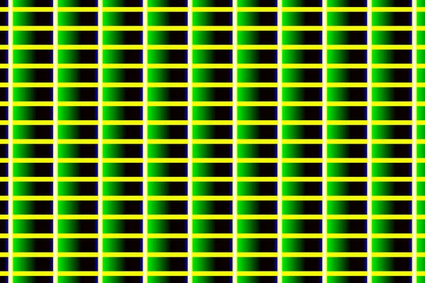 Симетричний Візерунок Прямокутників Жовтого Зеленого Кольорів Градієнтом — стоковий вектор