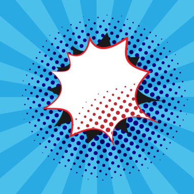Soyut boş konuşma çizgi için Bubble renkli