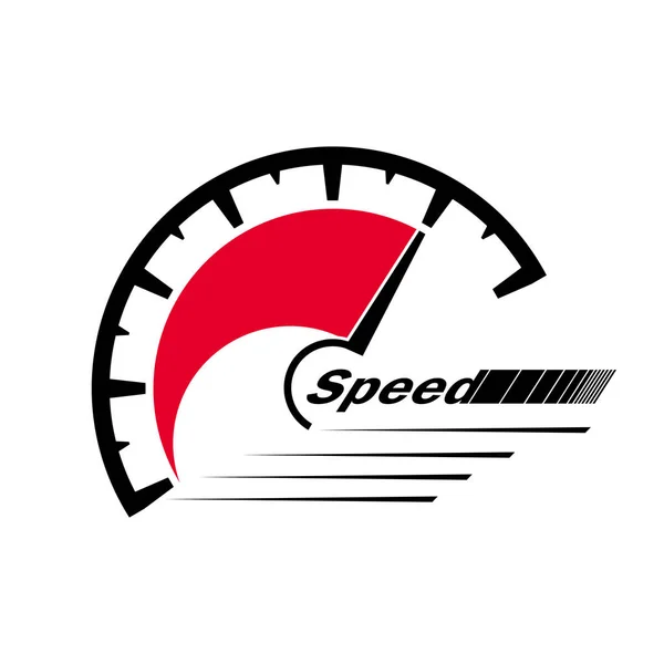 Abstrakte Figur Des Geschwindigkeitssymbols Kann Für Auto Internet Websites Und — Stockvektor