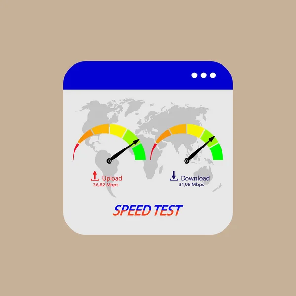 Obraz Testu Transmisji Odbioru Danych — Wektor stockowy