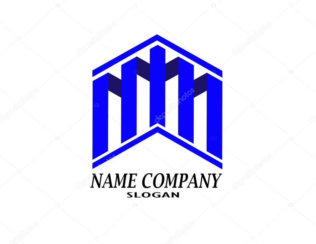 Abstract image to create a corporate company logo