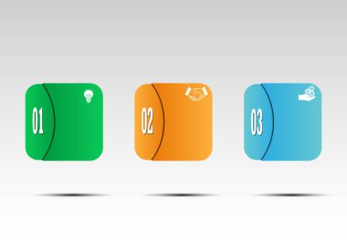 Görsel tasarım iş projeleri, stratejileri ve planlama için Infographics