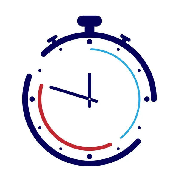 Logotipo Cronômetro Desporto Competição Tempo — Vetor de Stock