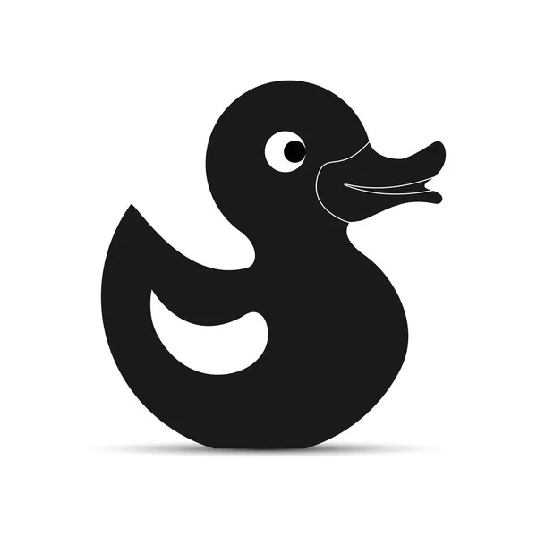 Simple Icon Children Toy Waterfowl Duckling Animal — стоковый вектор