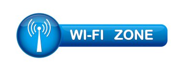 Wi - Fi bölgesi ve kutsal kişilerin resmi düğme etiketini
