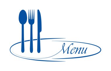 Restoran gastroservice menü ve dekorasyon için logo veya catering