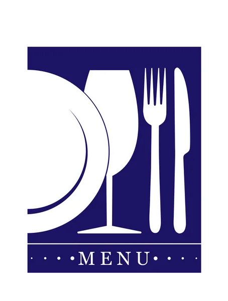 Logo Für Die Dekoration Der Speisekarte Des Restaurants Gastroservice Oder — Stockvektor