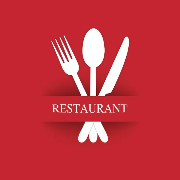 Logo Für Die Dekoration Der Speisekarte Des Restaurants Gastroservice Oder — Stockvektor