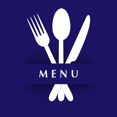 Restoran Menü catering veya mide hizmet tasarımı için logo