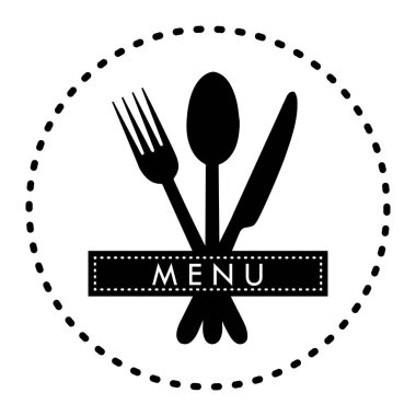 Restoran gastroservice menü ve dekorasyon için logo veya catering