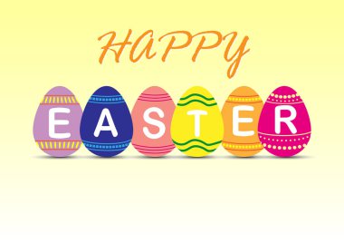 Mutlu Paskalya diyor Paskalya yortusu yumurta 