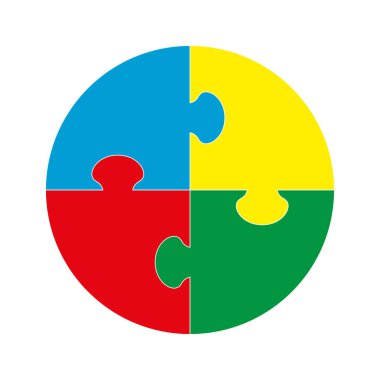 Daire bulmacalar, basit tasarımı yapılır