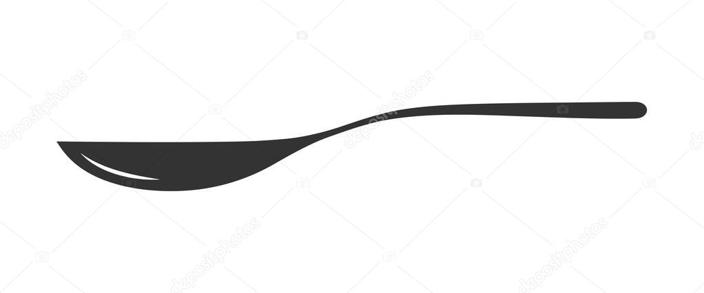 Spoon icon, simple icon for design
