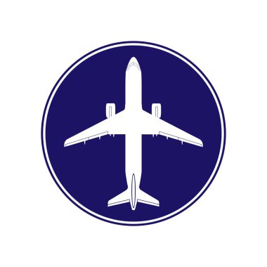 basit logo veya düzlemli bir logo 