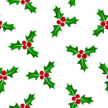 Yeşil yaprakları ve çilek ile Dikişsiz desen