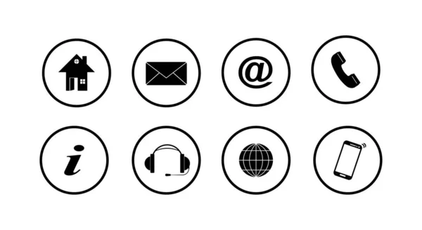 Conjunto de botones blancos para sitios web y aplicaciones — Archivo Imágenes Vectoriales