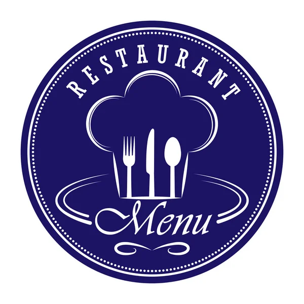 Logo template for restaurant, catering or gastro service menu de — Stock Vector