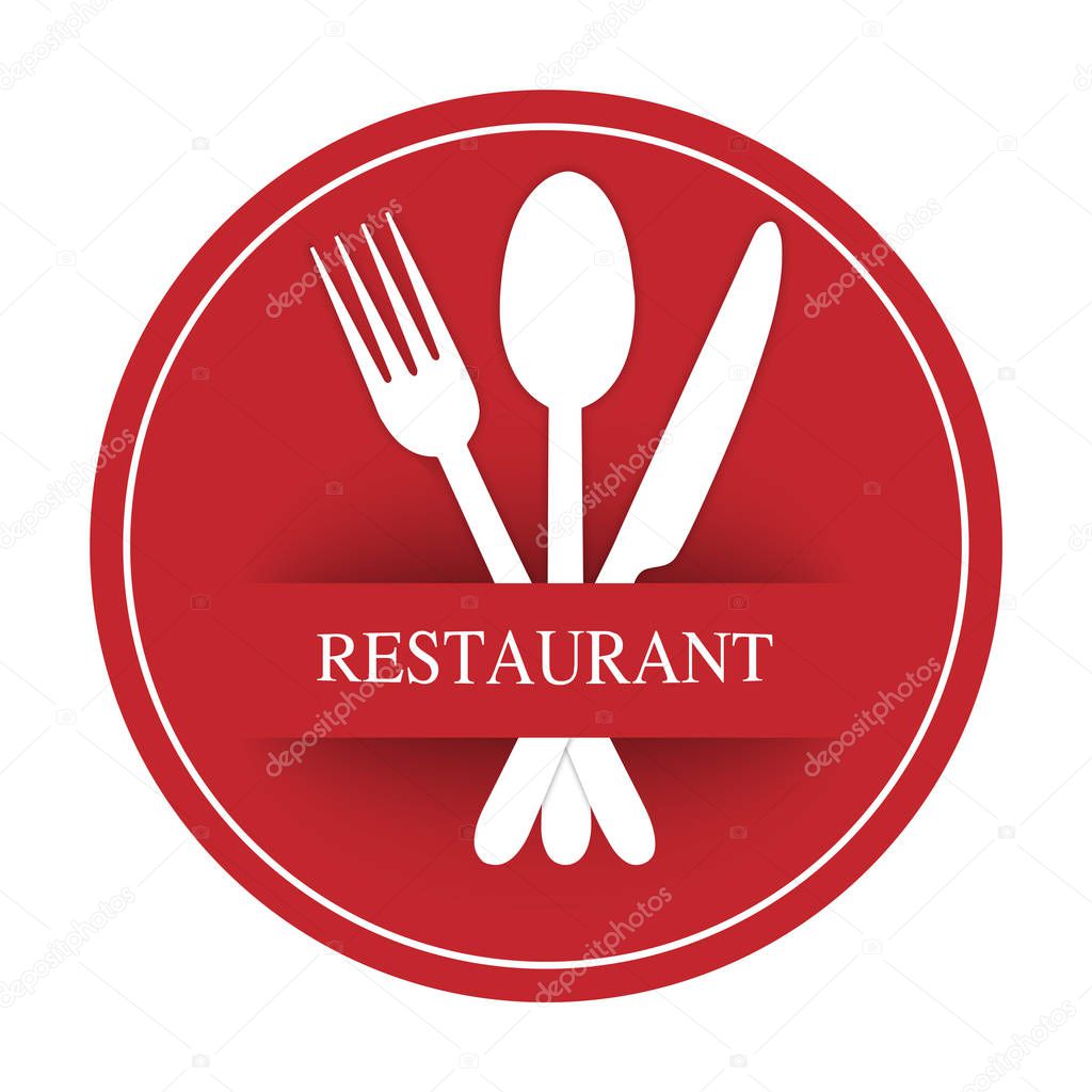 Template for design and decoration of restaurant menu, catering or gastro service, flat design