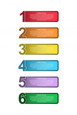 Sayılar ve metin alanı ile numaralandırılmış liste.