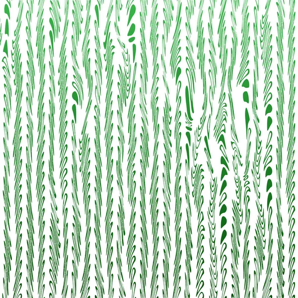 Fondo abstracto en forma de líneas verdes de diferentes shap — Vector de stock