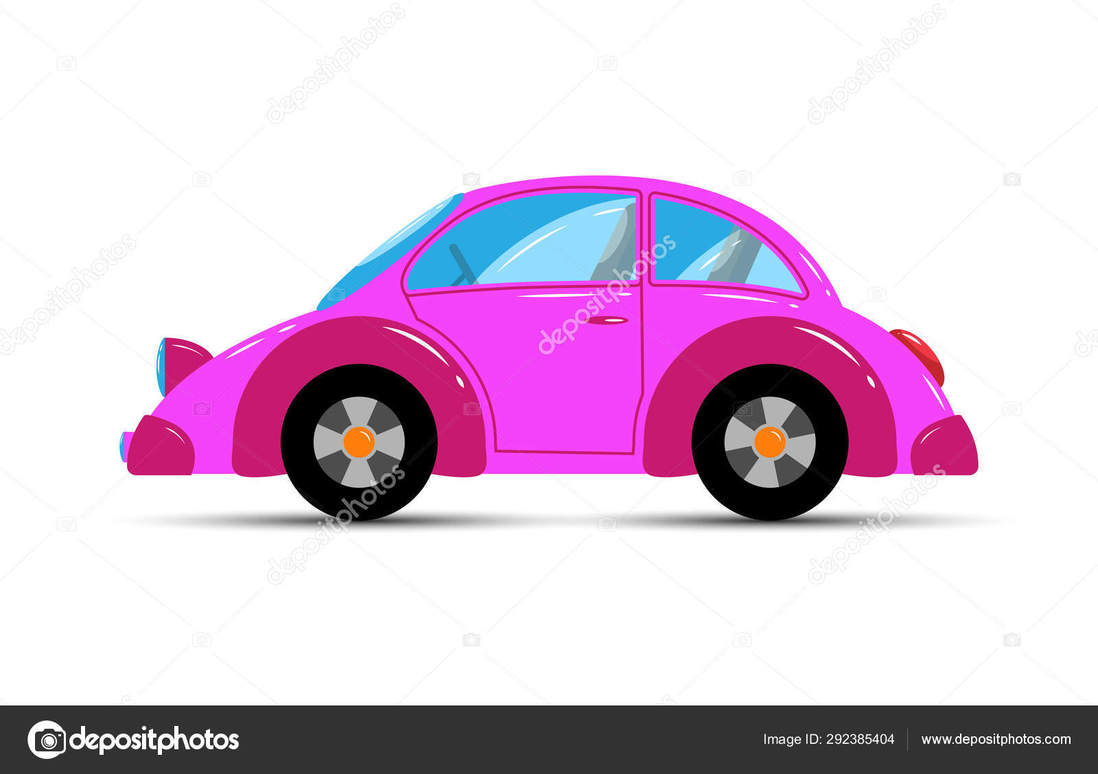 pink childrens car