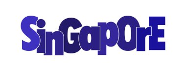 Singapur. Güneydoğu Asya'da şehir devleti adı taşıyan afiş