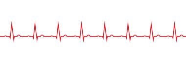 Kalp atış hızının kardiyogramı. Sağlık ve tıp.