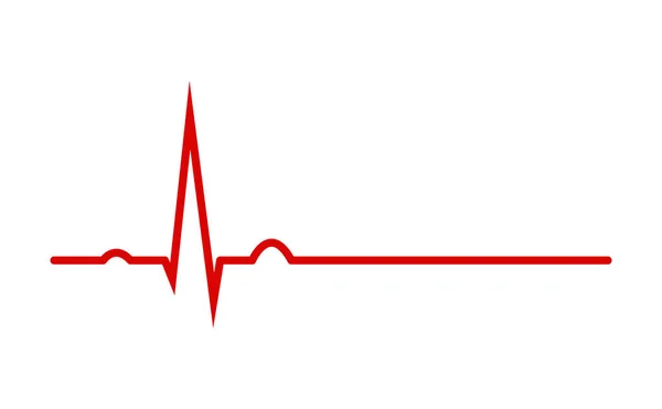 Cardiografía de la frecuencia cardíaca. Salud y medicina . — Archivo Imágenes Vectoriales