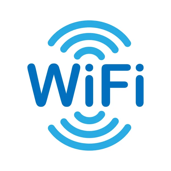 Значок информации о доступе к сети WiFi — стоковый вектор