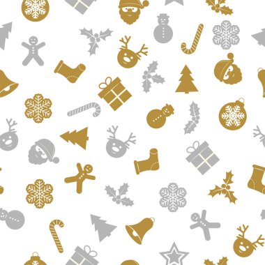 Noel süslemeleri ile Festival yeni yıl sorunsuz arka plan.