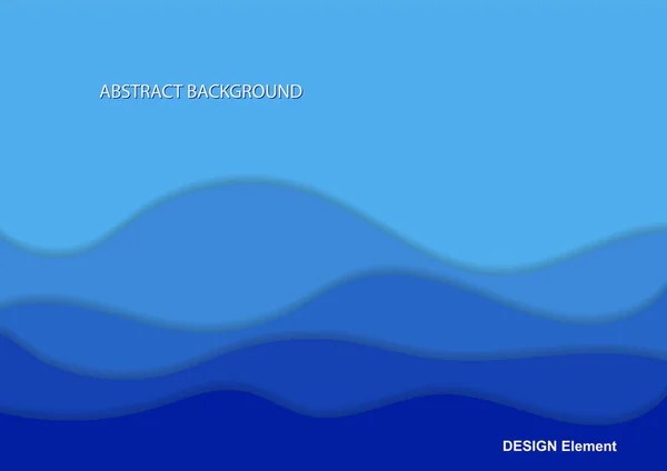 Fondo abstracto en tonos de azul para el diseño . — Vector de stock